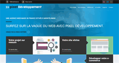 Desktop Screenshot of pixel-developpement.com